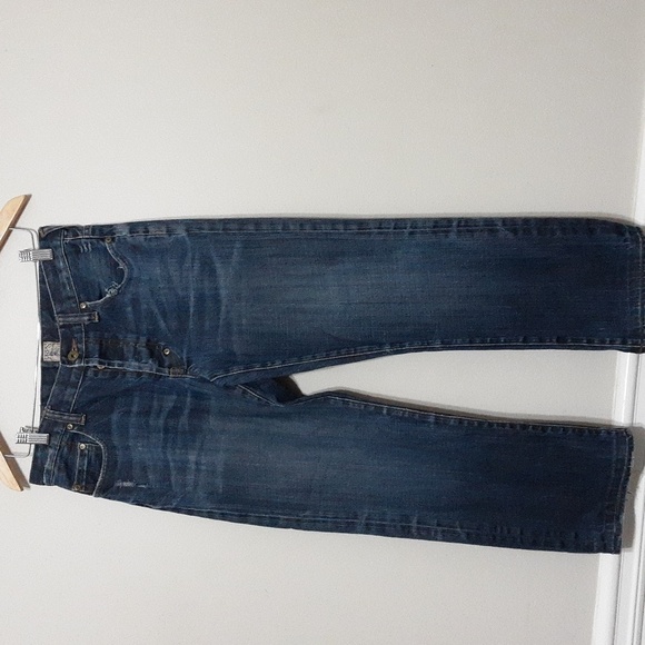 Prps jean butterfly button blue men 30 straight distressed  western rodeo casual - Picture 8 of 8